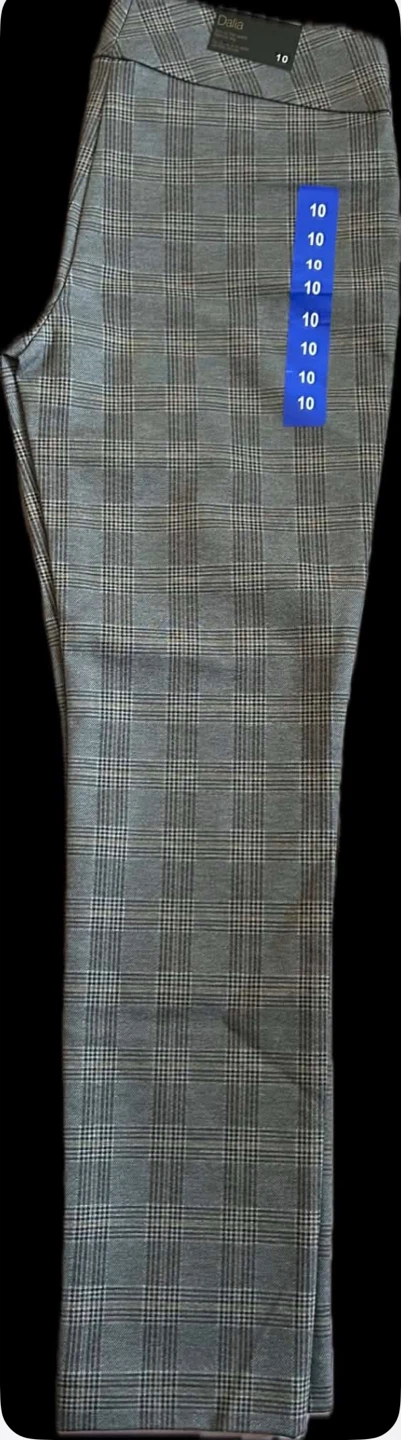 Dalia Plaid Pants Size 10