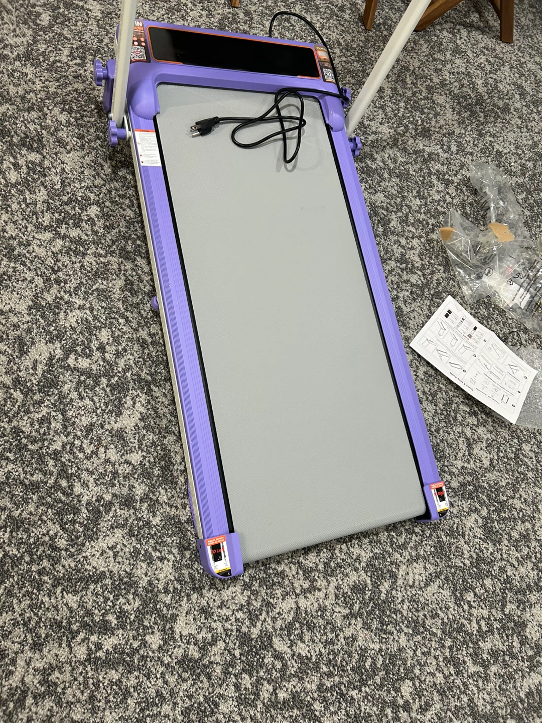 Rayspace Walking Pad Treadmill - Purple - photo 2