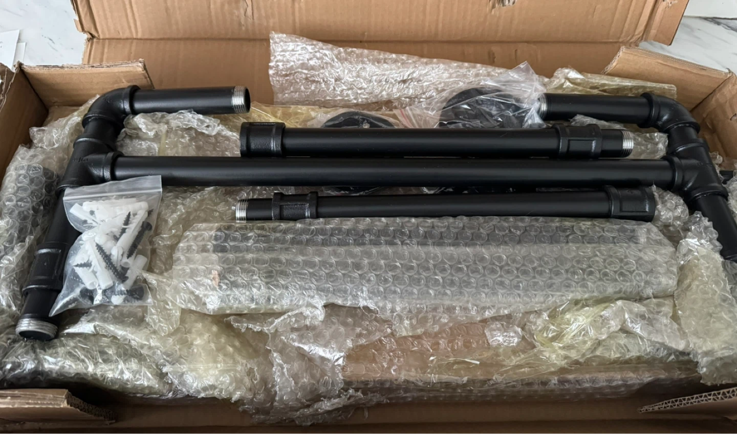 Dr. IRON Industrial Pipe 3 Tier Shelf BNIB - photo 4