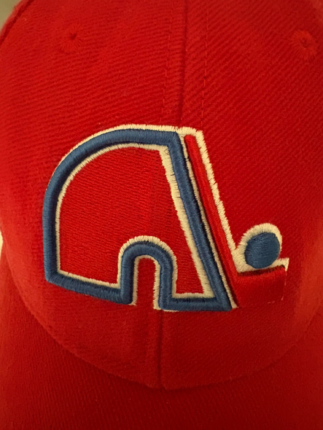 Rare RED Quebec Nordiques Baseball Cap - photo 4