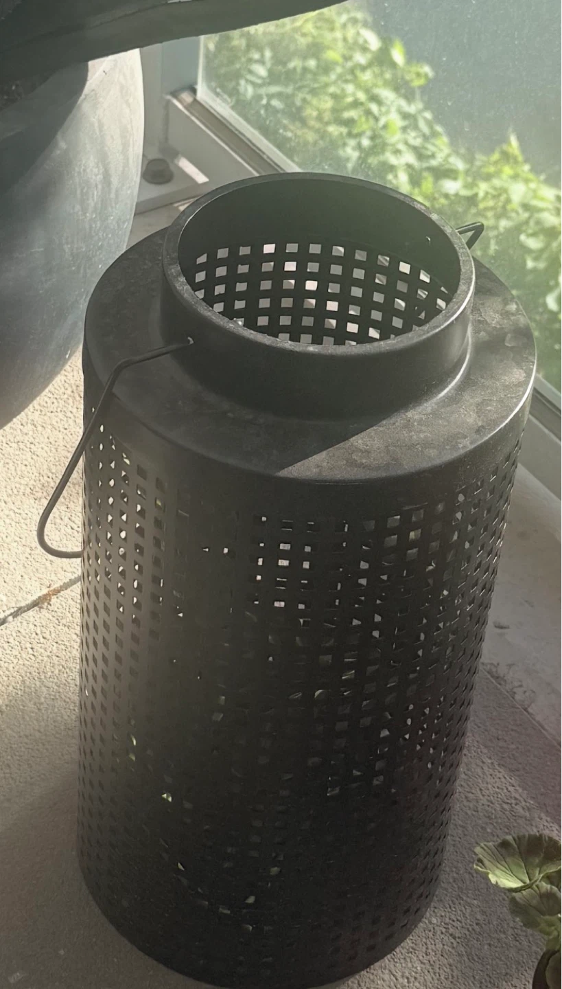 Black Metal Lantern