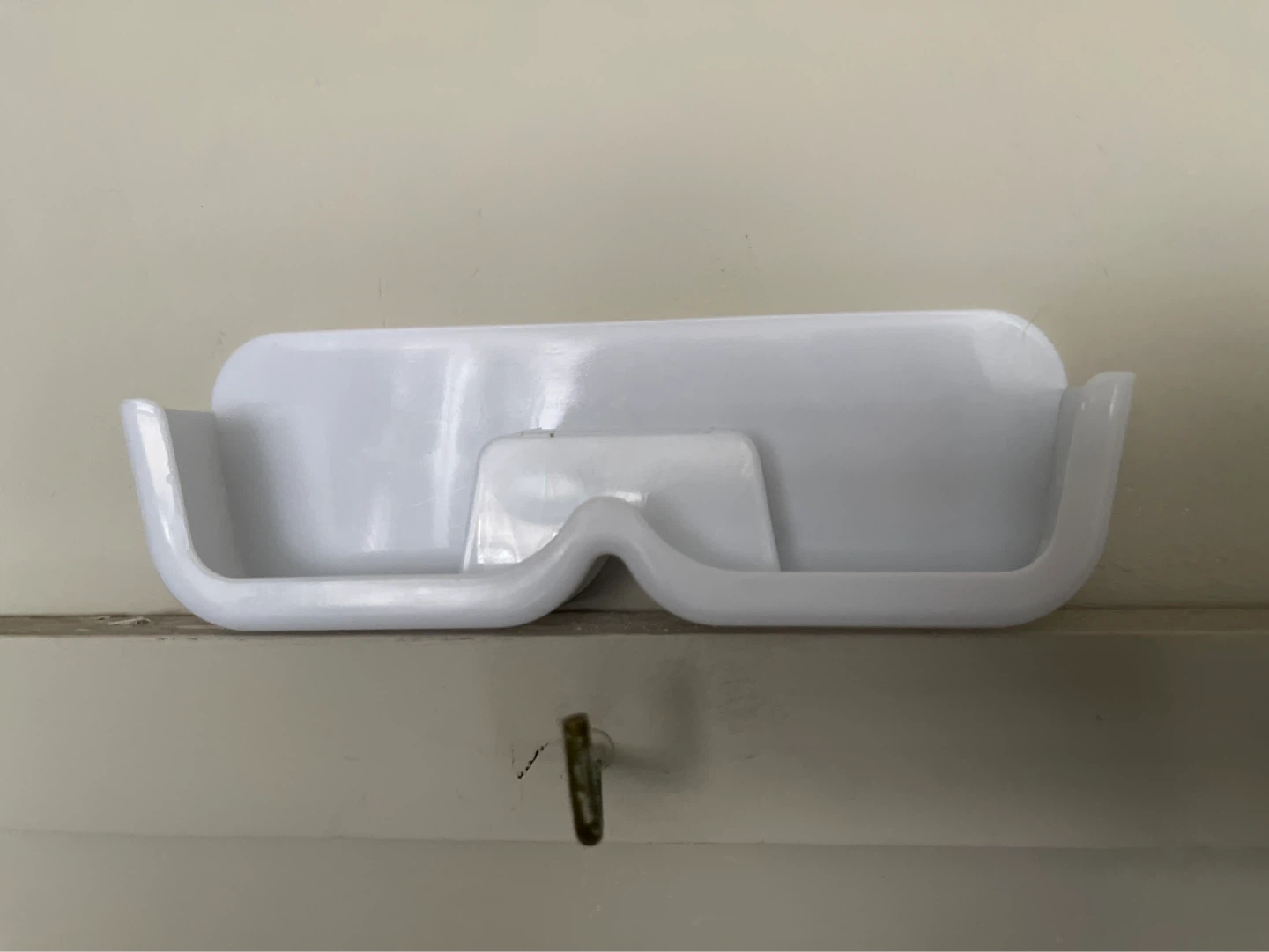 White Glasses Holder Stand with adhesive - photo 2