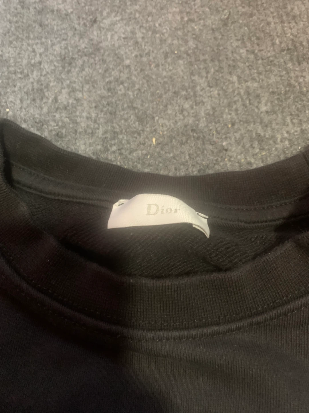 Dior Black Cotton Sweatshirt Size M - photo 2