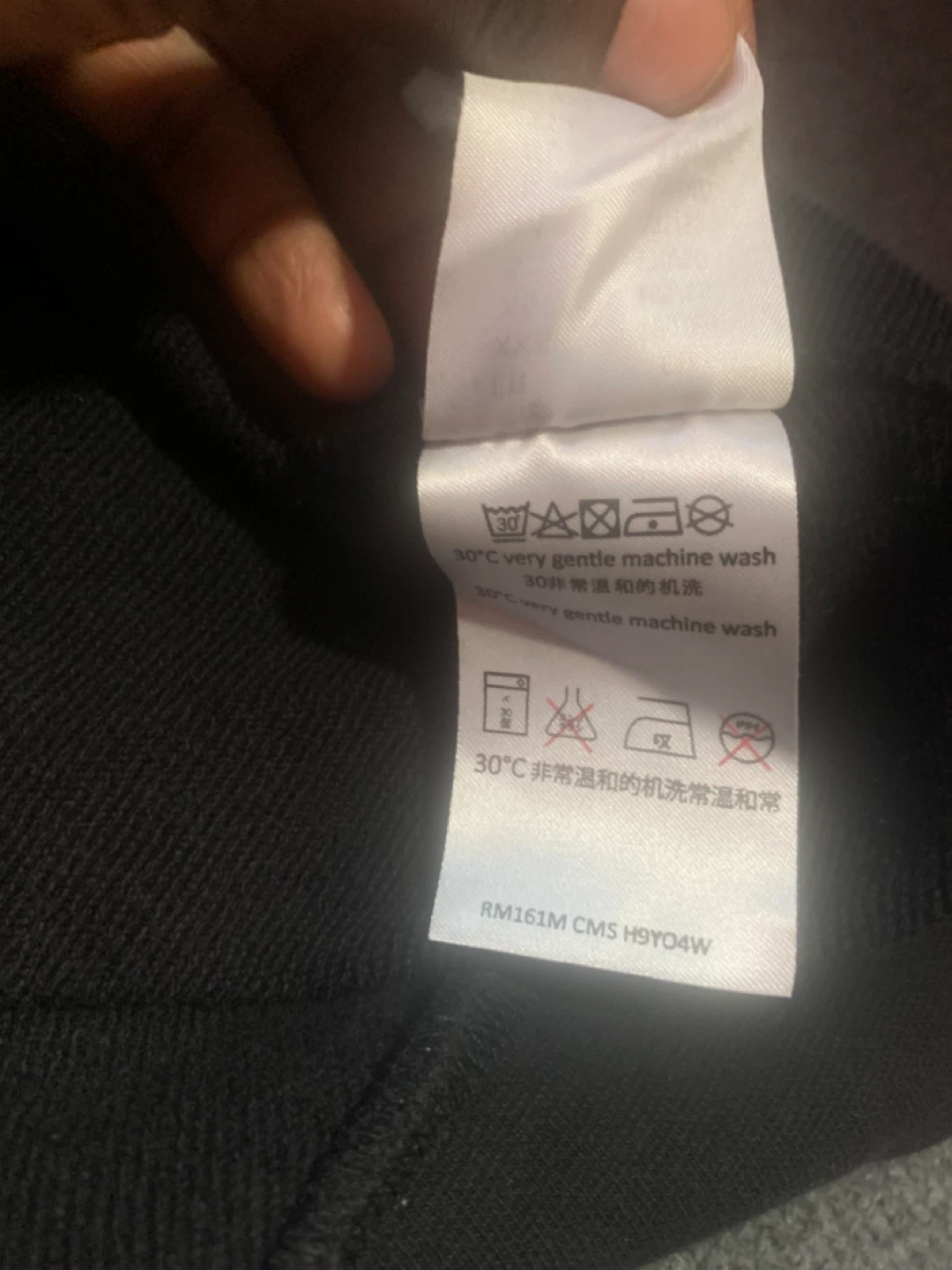 Dior Black Cotton Sweatshirt Size M - photo 4