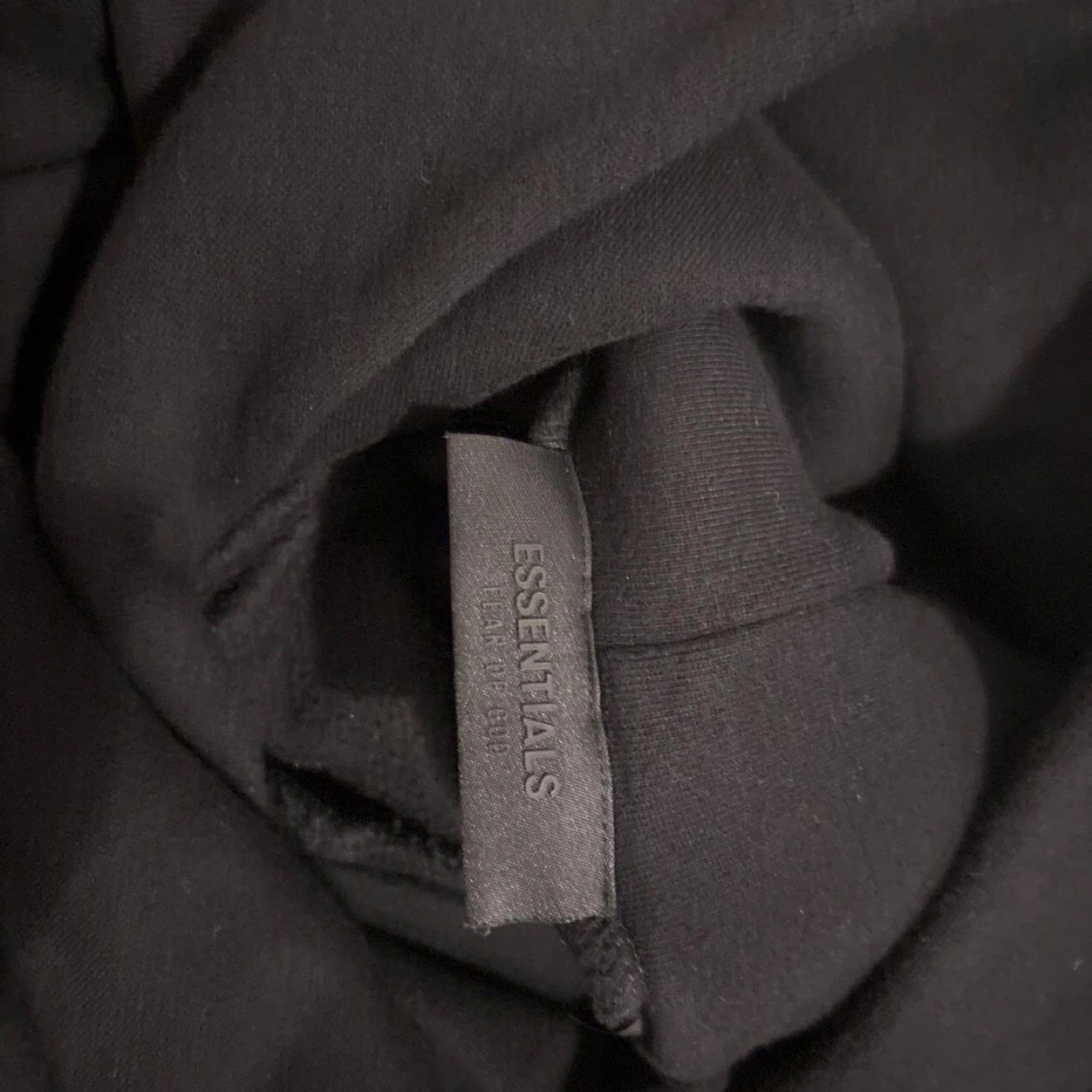 Authentic Fear of God Essentials Black Hoodie - photo 3