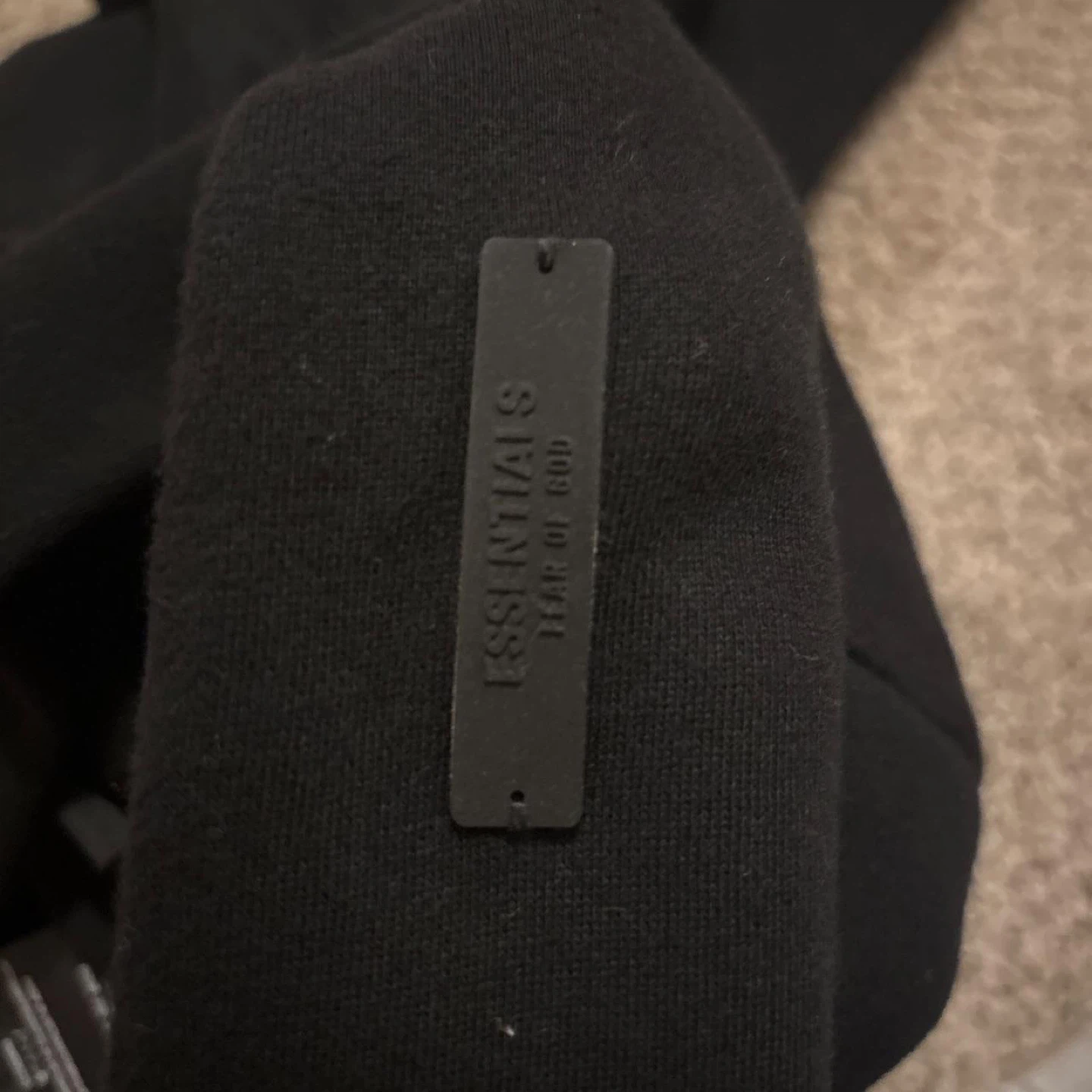 Authentic Fear of God Essentials Black Hoodie - photo 4