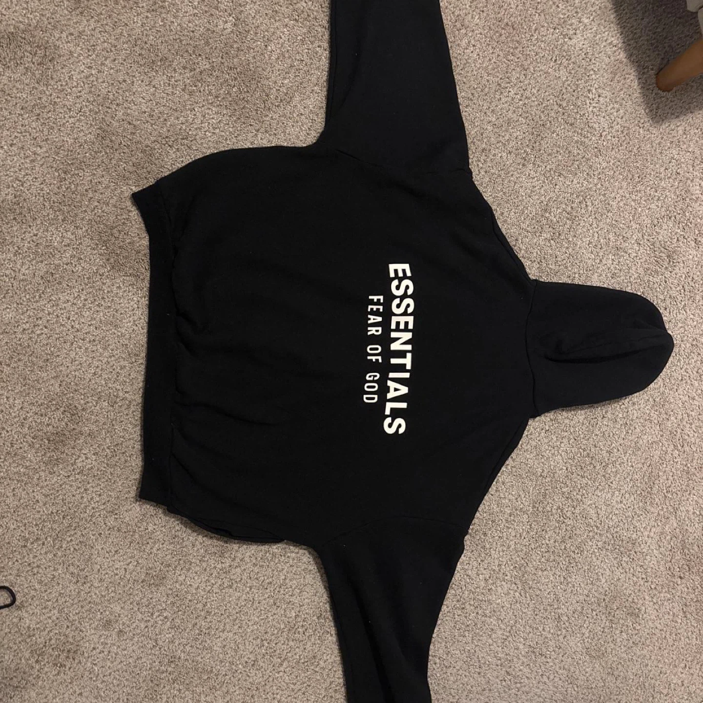 Authentic Fear of God Essentials Black Hoodie - photo 2