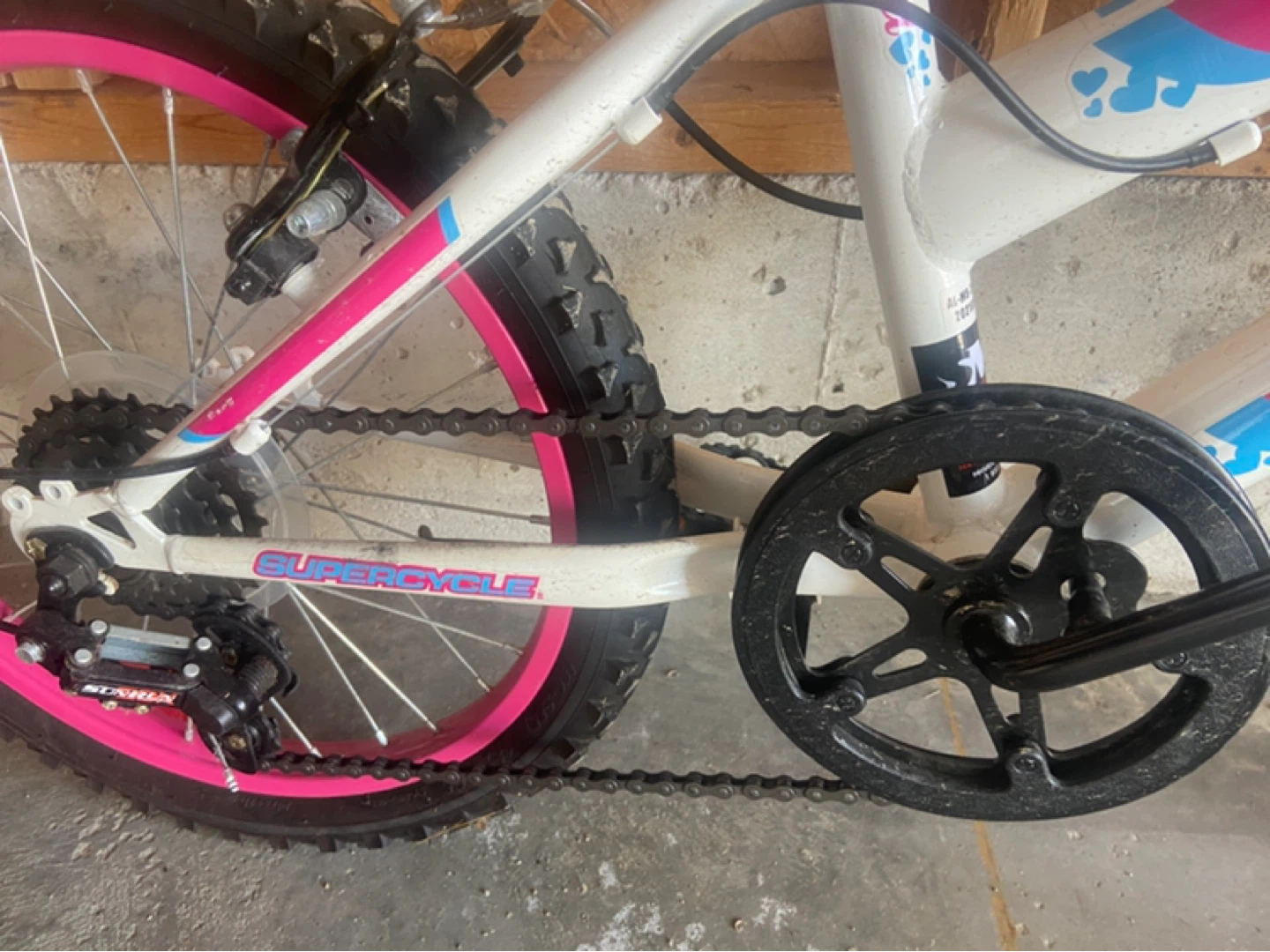 Supercycle Kids Bike with Pink Basket and Bell - photo 2