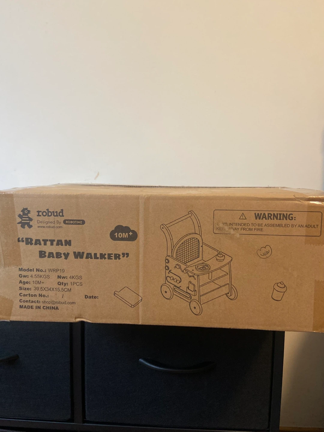 Montessori Rattan Baby Walker - photo 2