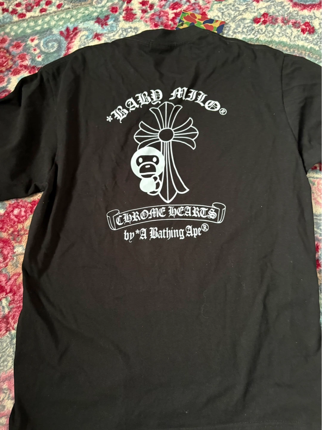 A Bathing Ape x Chrome Hearts Black T-Shirt - photo 3
