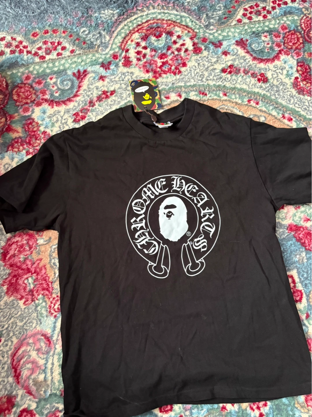 A Bathing Ape x Chrome Hearts Black T-Shirt - photo 2