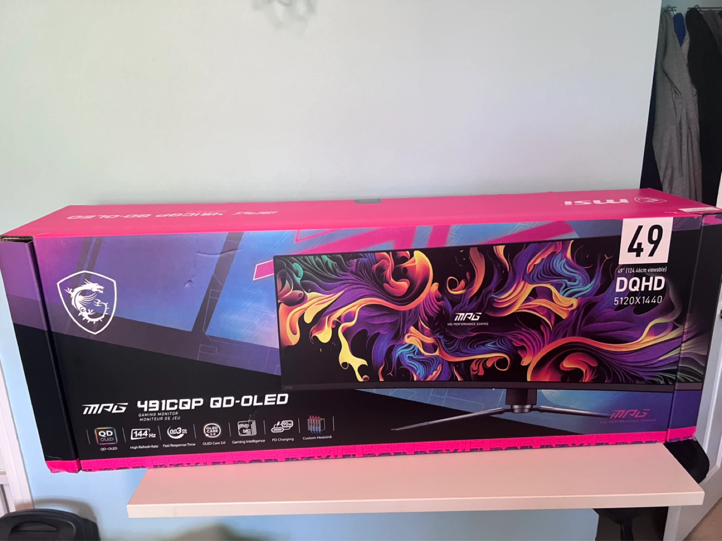 MSI MPG 491CQP QD-OLED Gaming Monitor