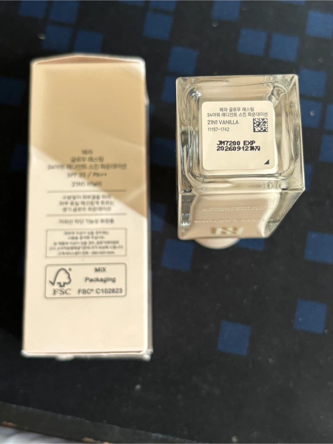 K beauty HERA Glow Lasting Skin Foundation Vanilla - photo 2