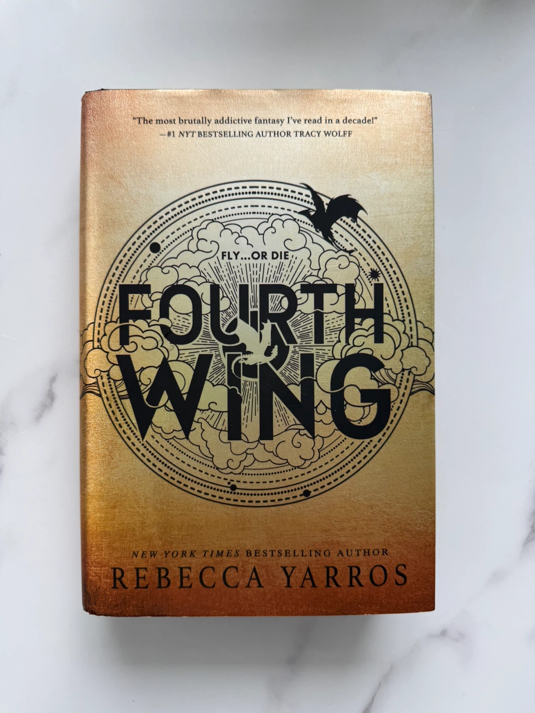 Fourth Wing by Rebecca Yarros - First edition hardcover