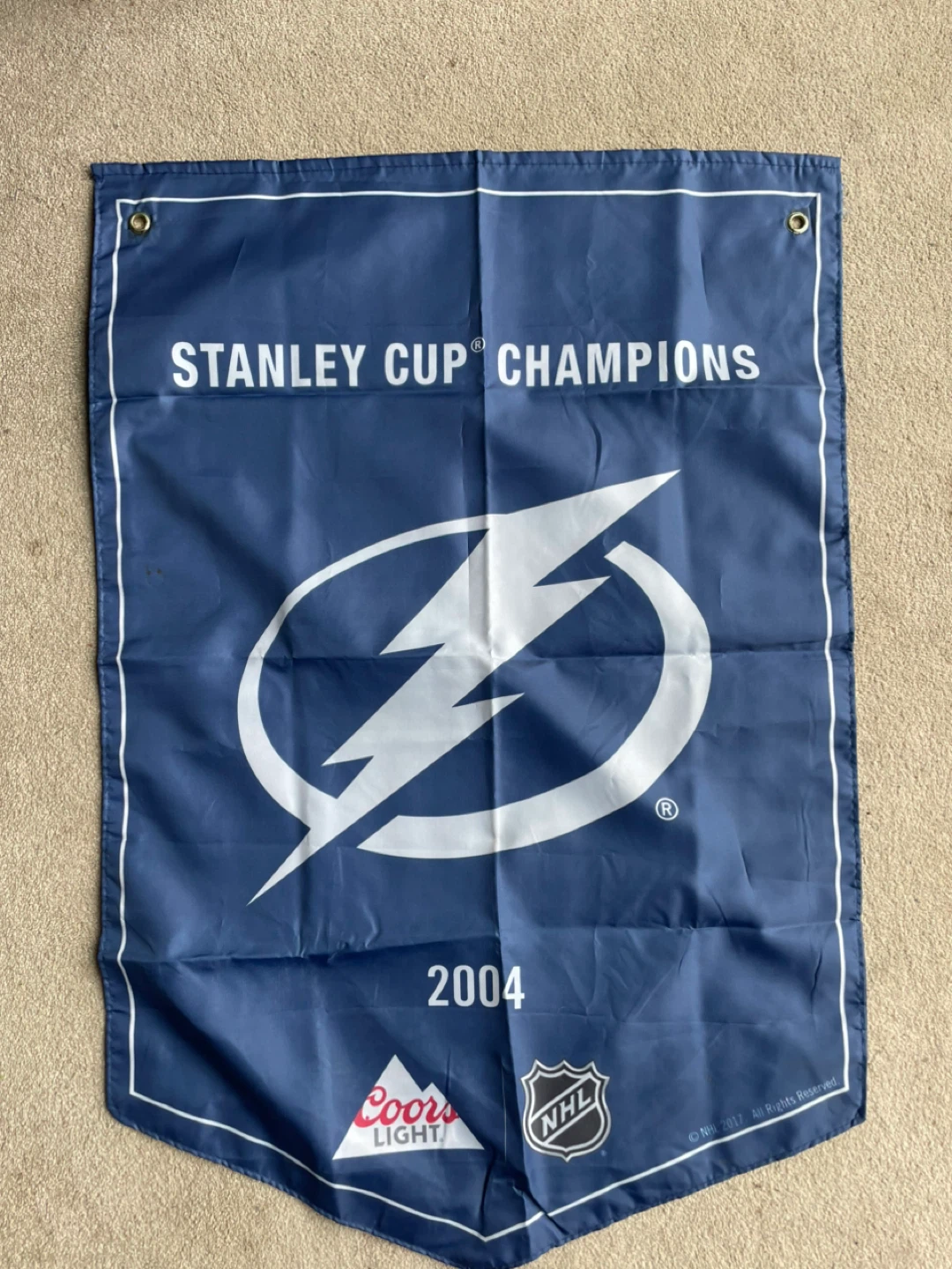 2004 Stanley Cup Champions Banner