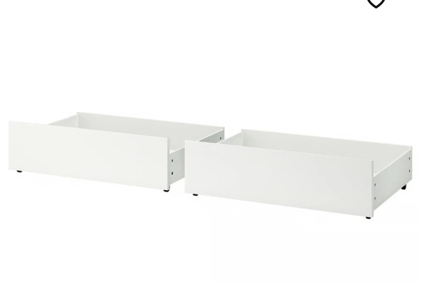 IKEA MALM Queen sized bed with 4 storage drawers- White - photo 3