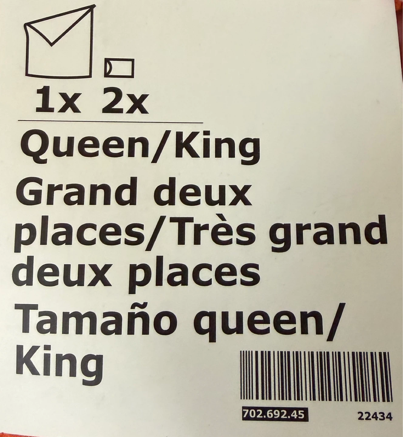 NEW!  IKEA Queen/King Bedspread & Sham Set - photo 2