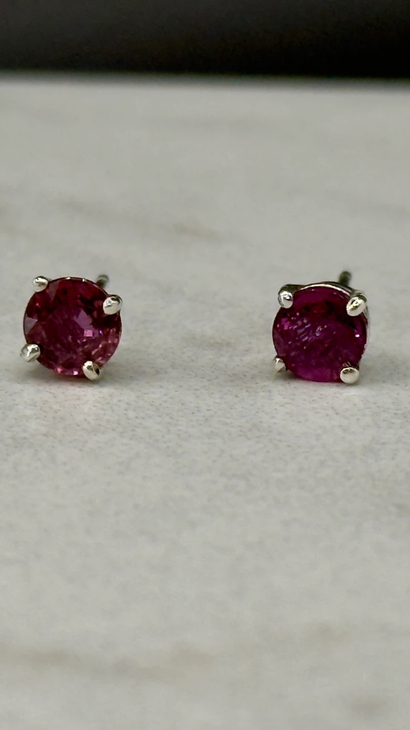 Ruby Stud Earrings