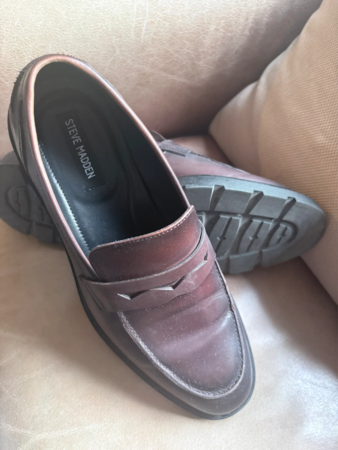 Steve Madden Brown Leather Loafers - photo 2