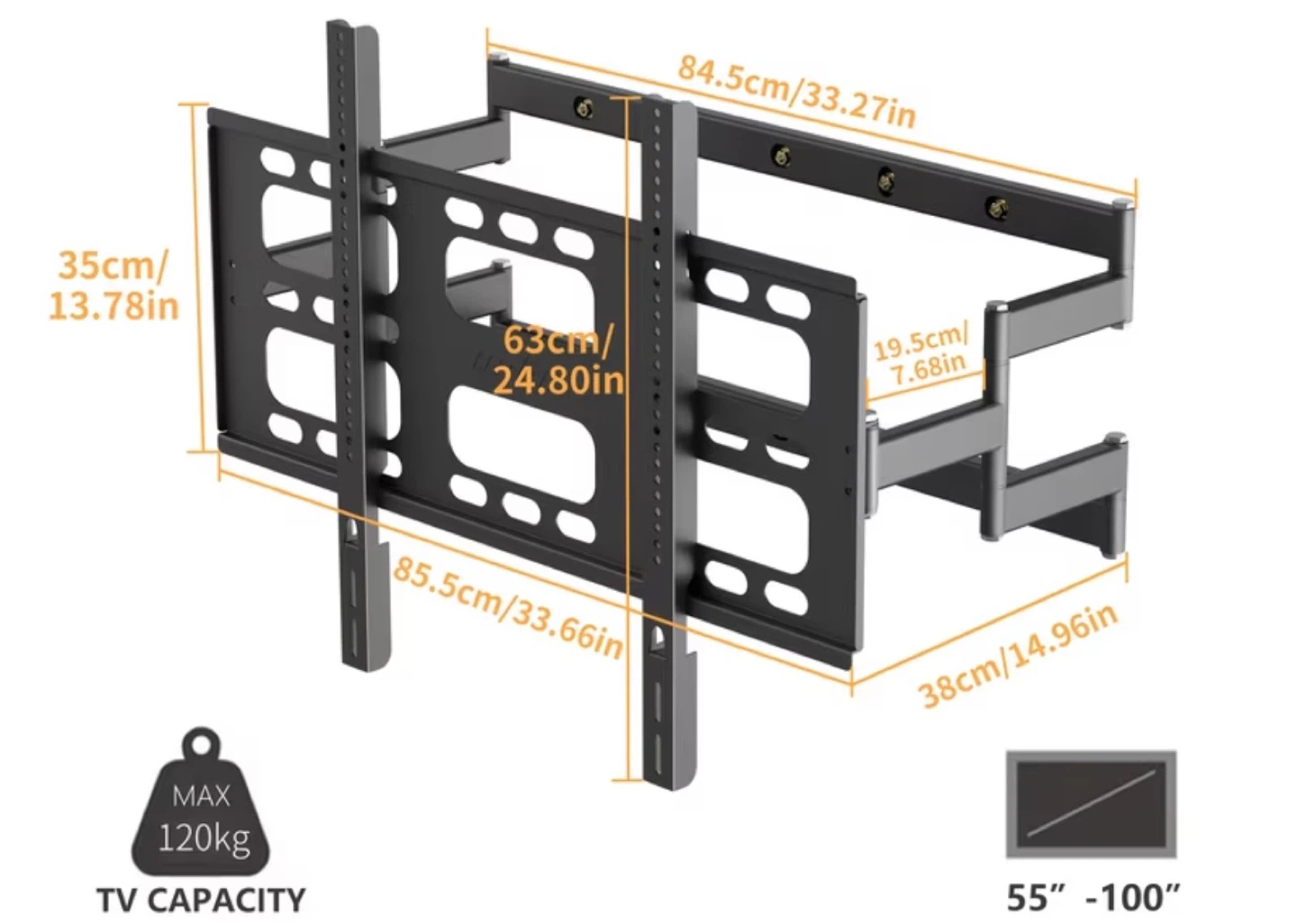 TV Wall Mount 55"-100"  BRAND NEW - photo 2