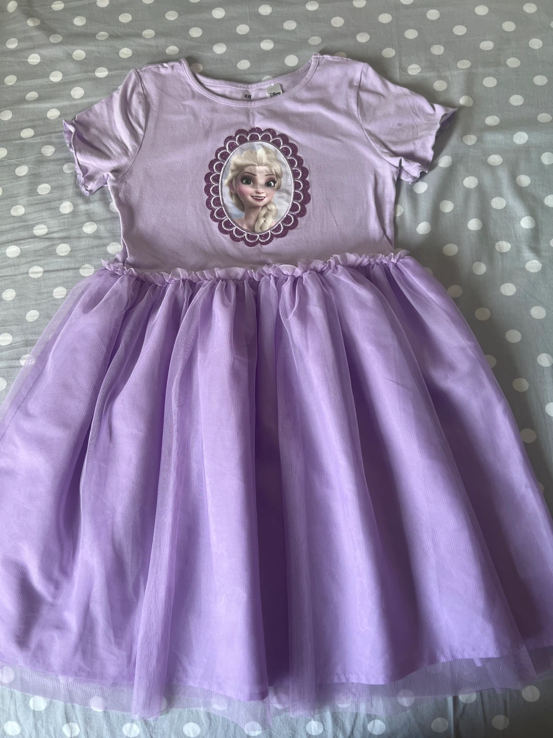 H&M Disney Frozen Elsa Tulle Dress Size 8/10