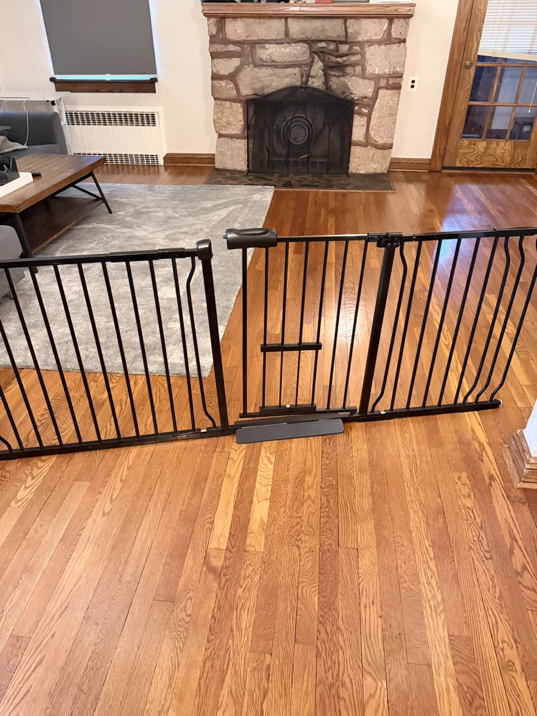 Black Metal Baby Gate