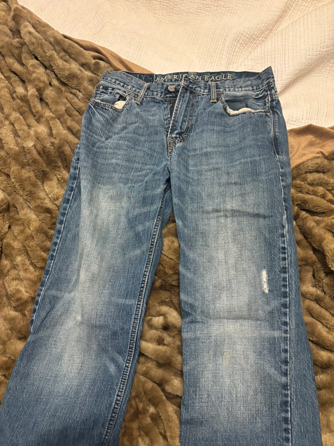 American Eagle Men's Jeans 32/34 Blue Wash