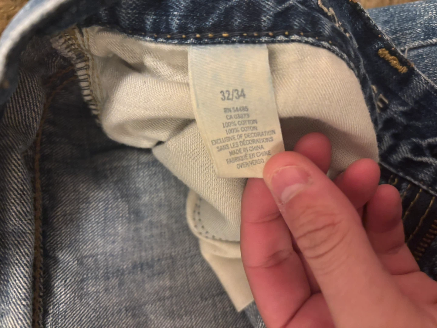 American Eagle Men's Jeans 32/34 Blue Wash - photo 3