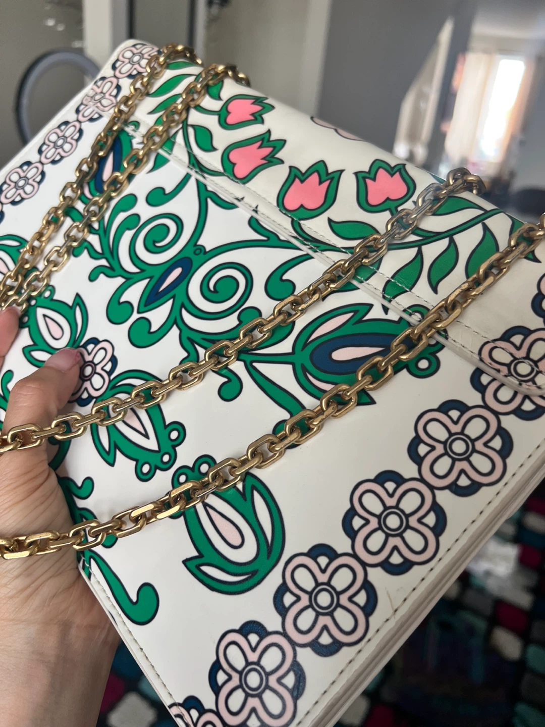 Tory Burch Floral Print Shoulder Bag - photo 3