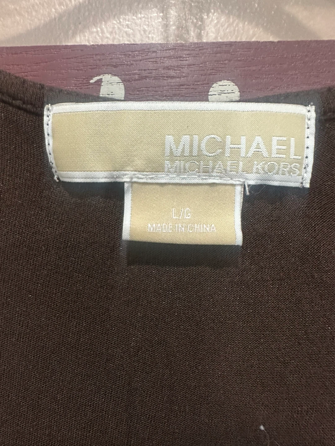 Michael Kors Brown Embellished Tank Top - Size L/G - photo 4