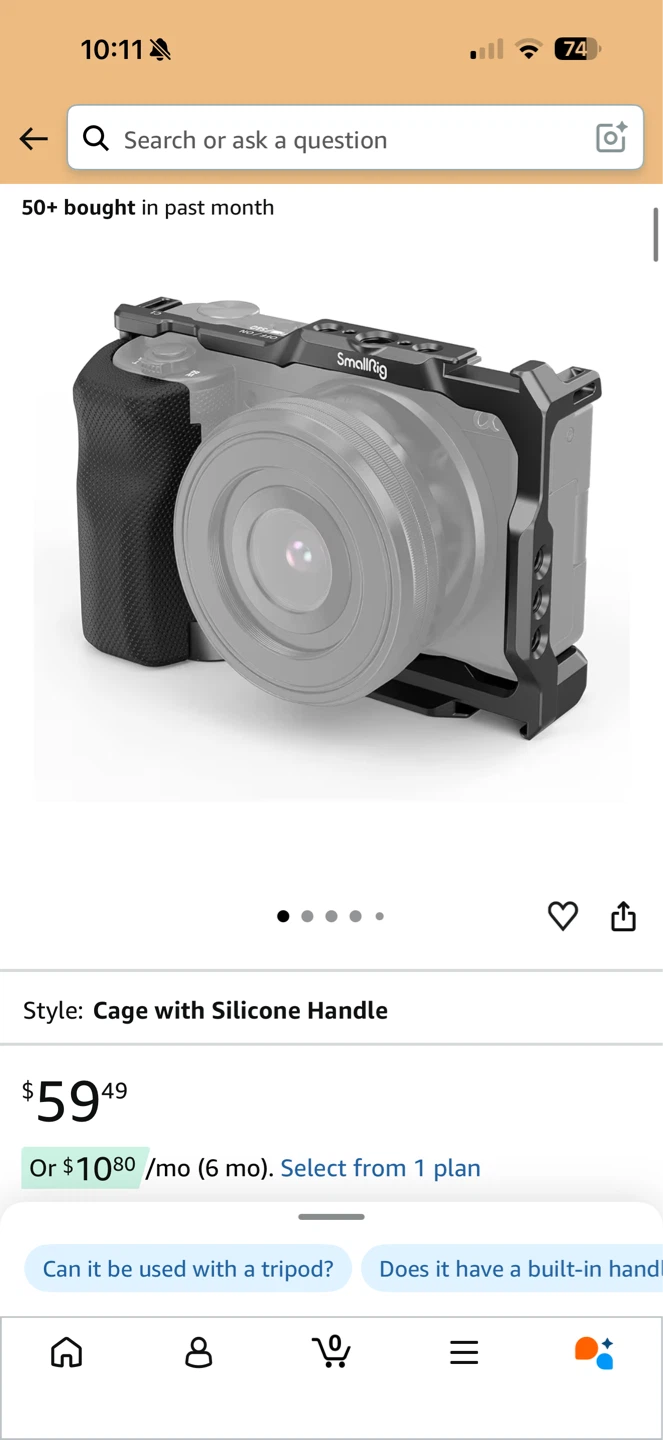 Sony ZV-E10 Camera with SmallRig Cage and Lens - photo 5