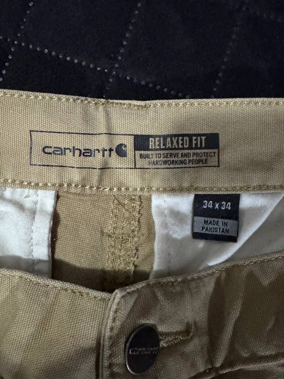 Carhartt Relaxed Fit Cargo Pants - Khaki 34x34
