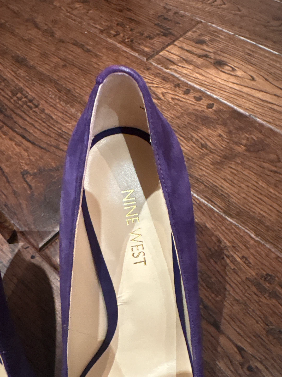 Nine West Purple Suede Pointed Toe Heels - photo 2