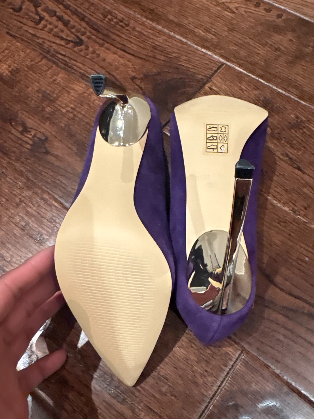 Nine West Purple Suede Pointed Toe Heels - photo 4