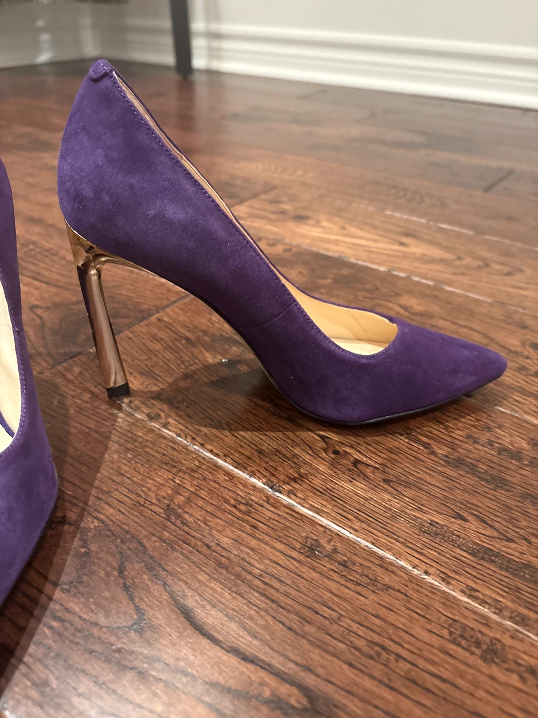 Nine West Purple Suede Pointed Toe Heels - photo 3