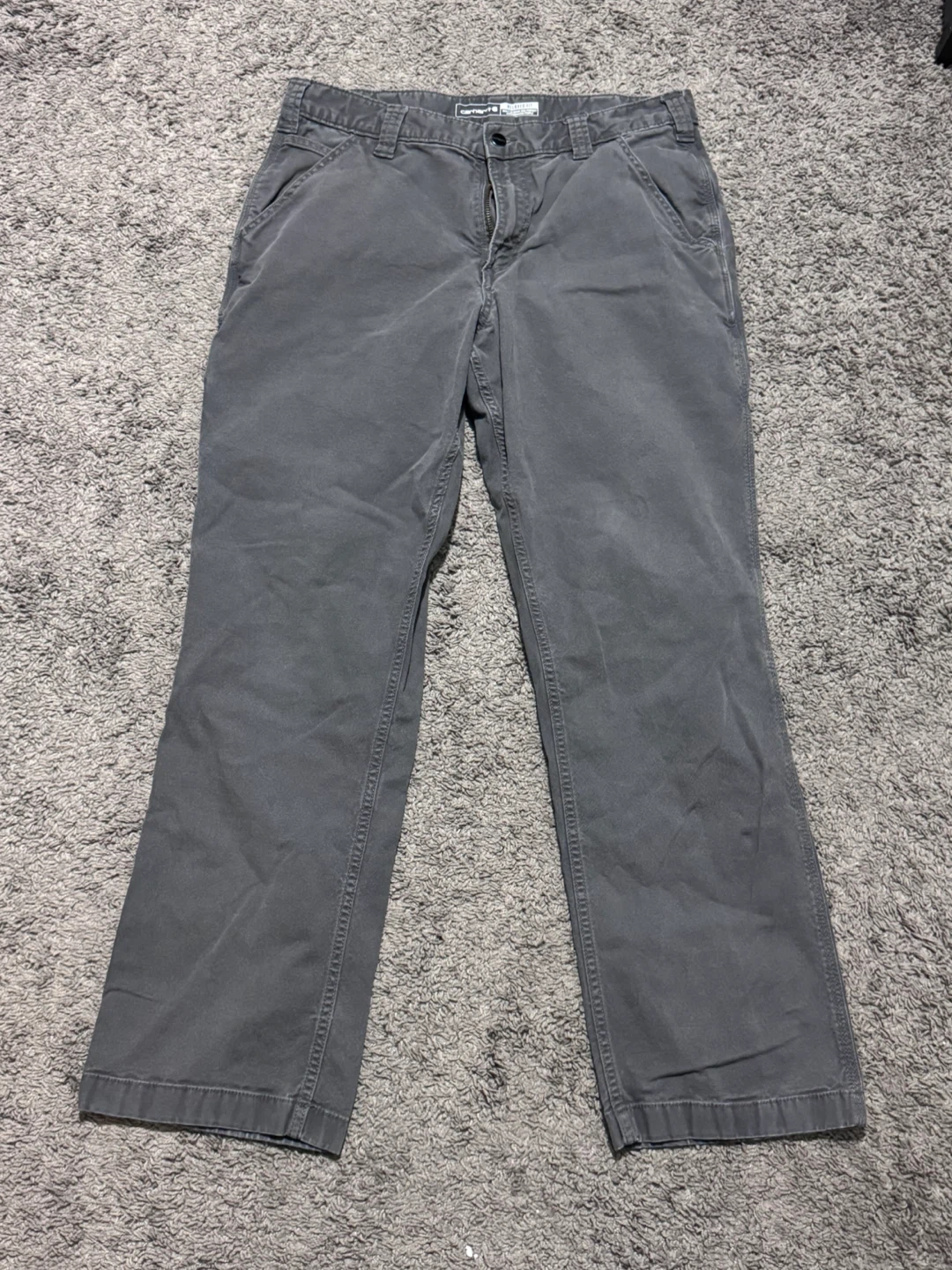 Carhartt Relaxed Fit Pants 34x32 Grey - photo 2