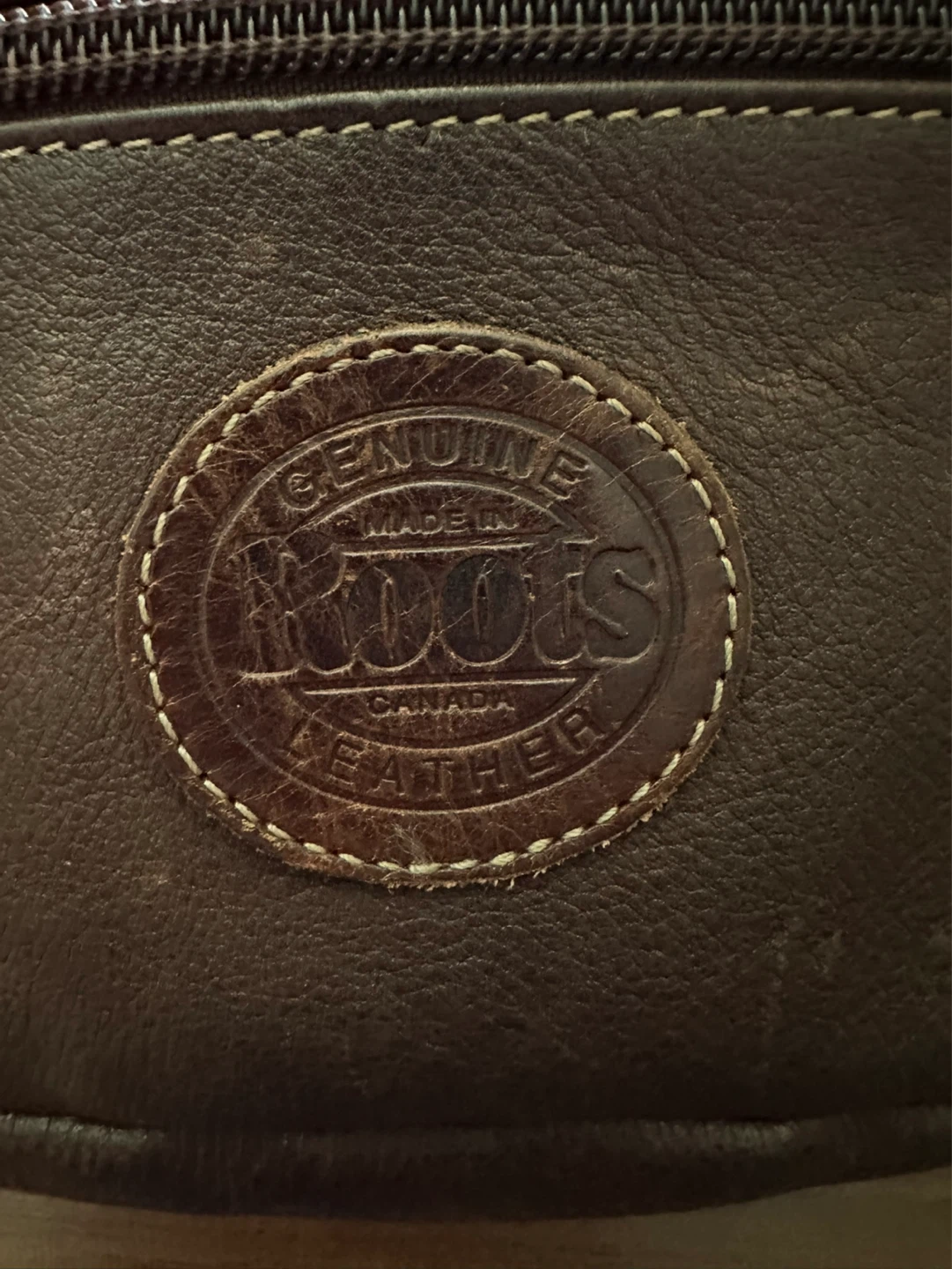 Vintage 90's Roots Leather Belt Bag - photo 2