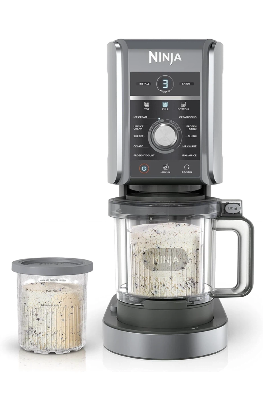 Ninja CREAMi Deluxe Ice Cream & Frozen Drink Maker