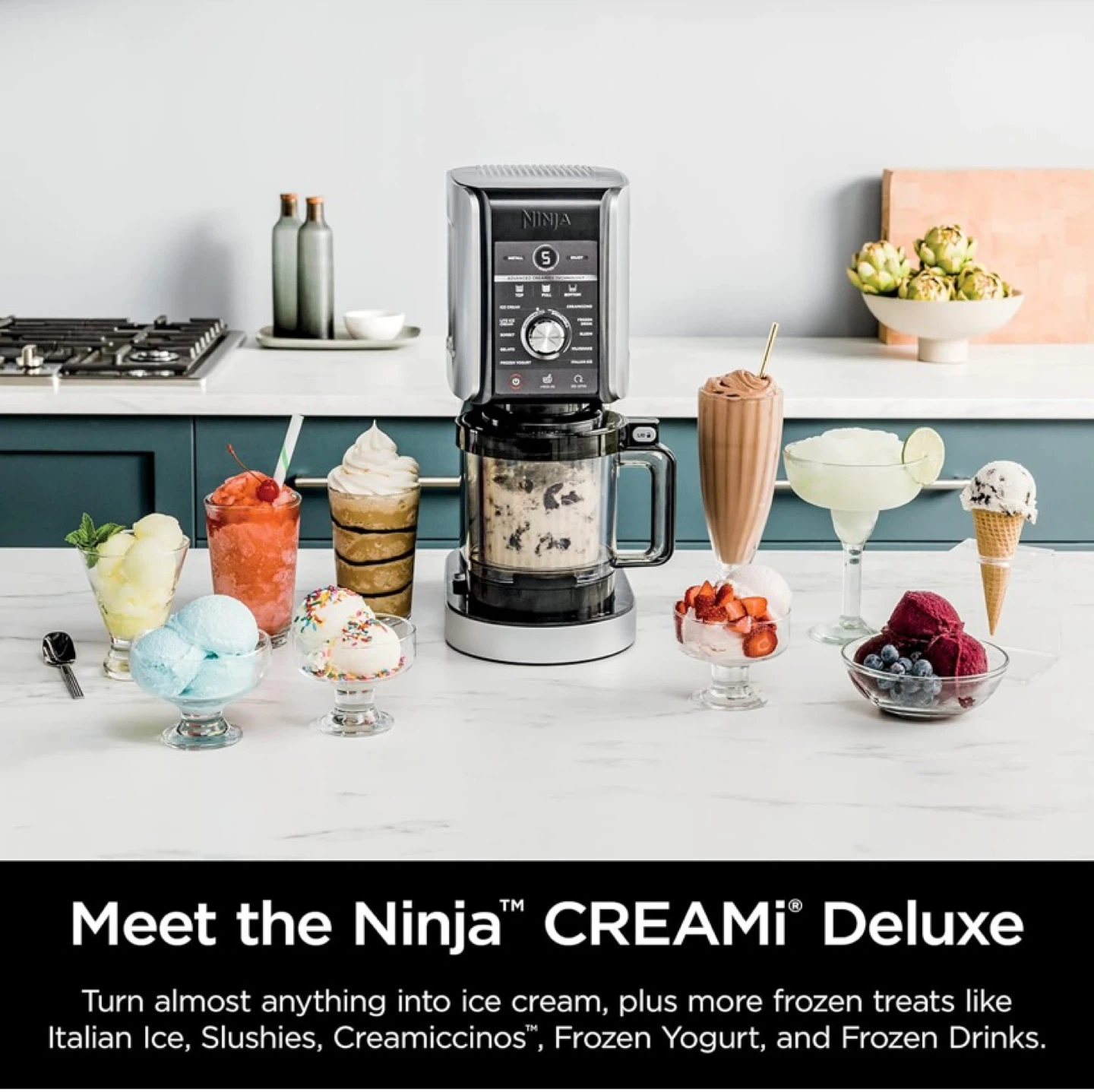 Ninja CREAMi Deluxe Ice Cream & Frozen Drink Maker - photo 2