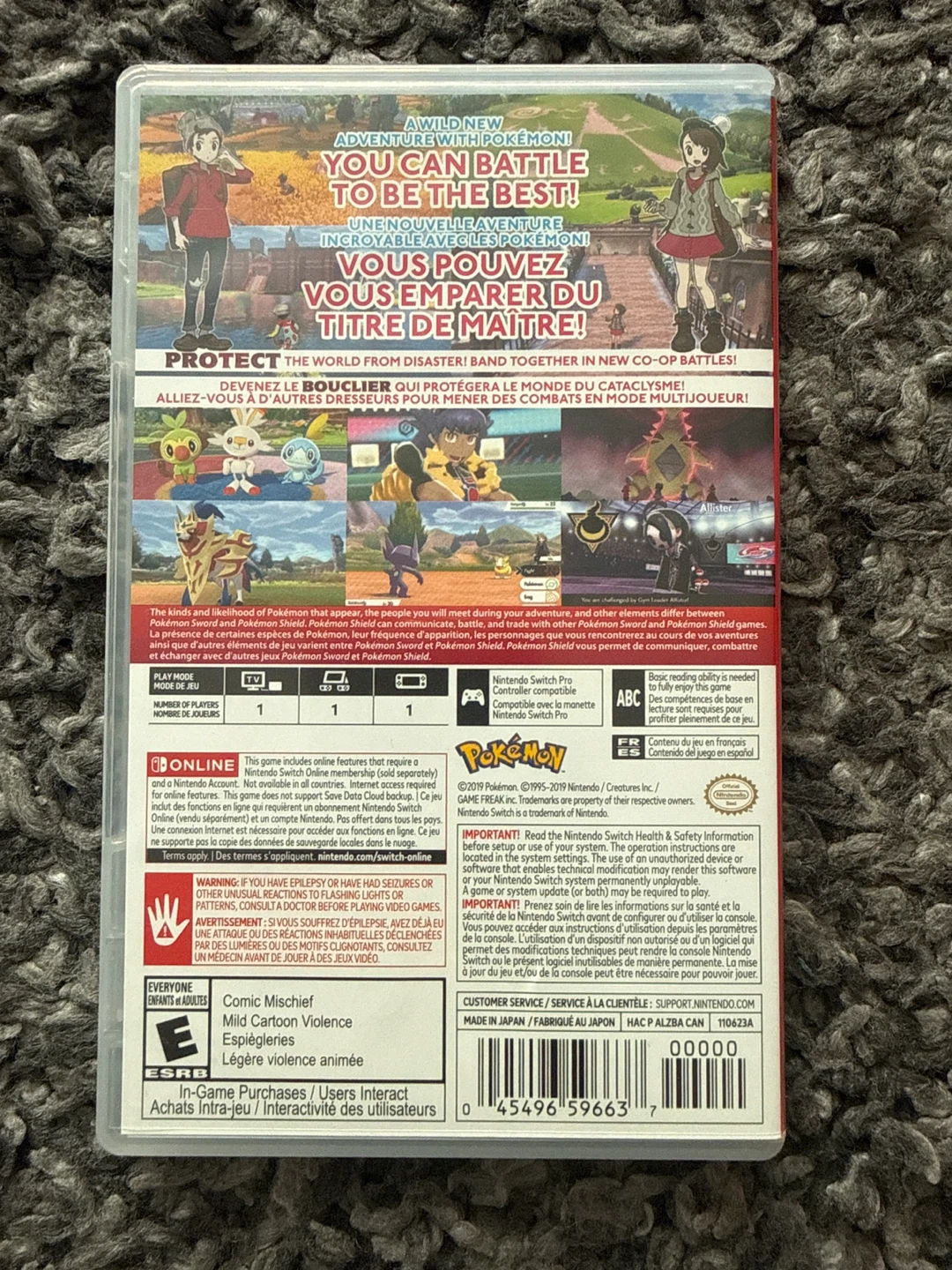 Nintendo Switch Pokemon Shield Game - photo 2