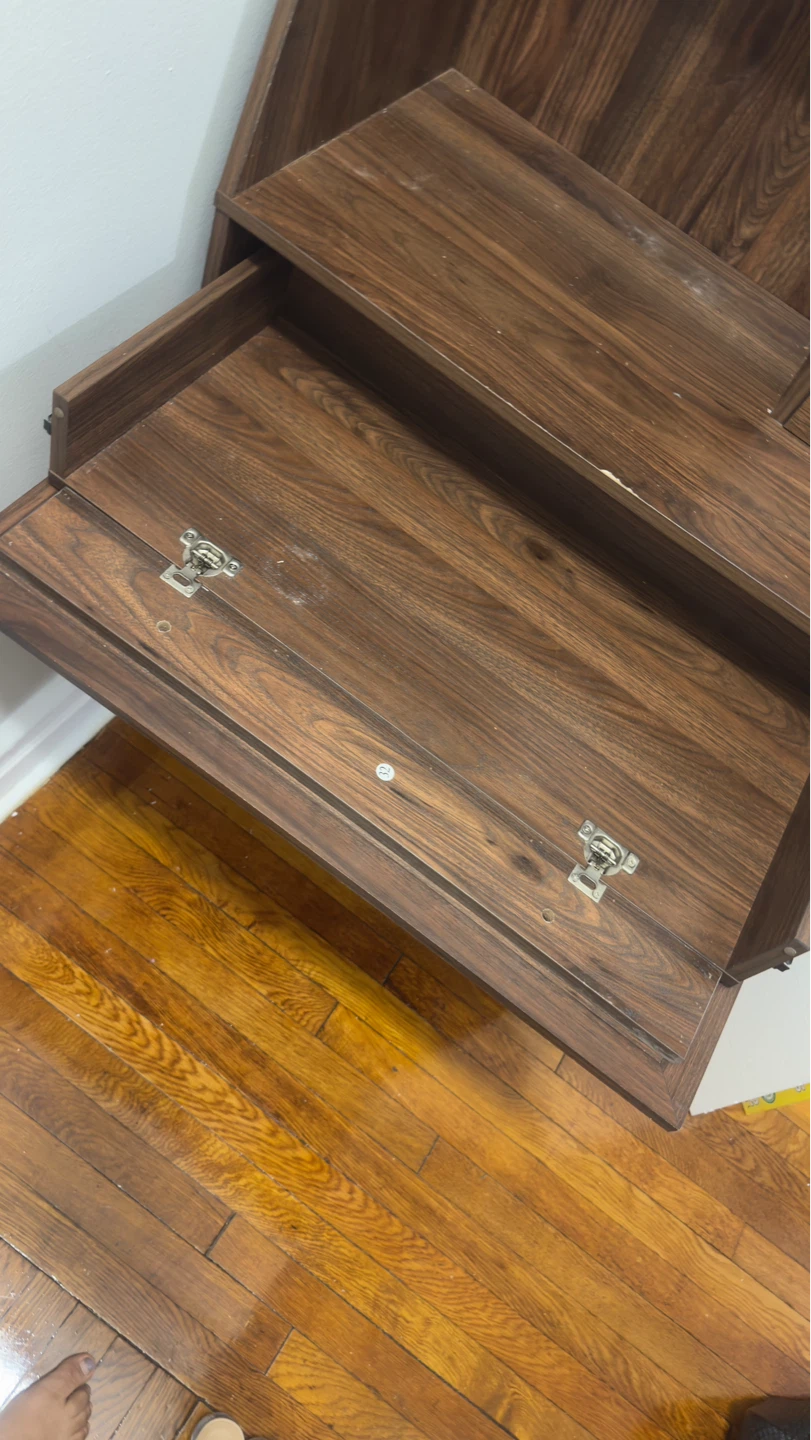 Wooden Storage Cabinet with Drawers and Doors - photo 4