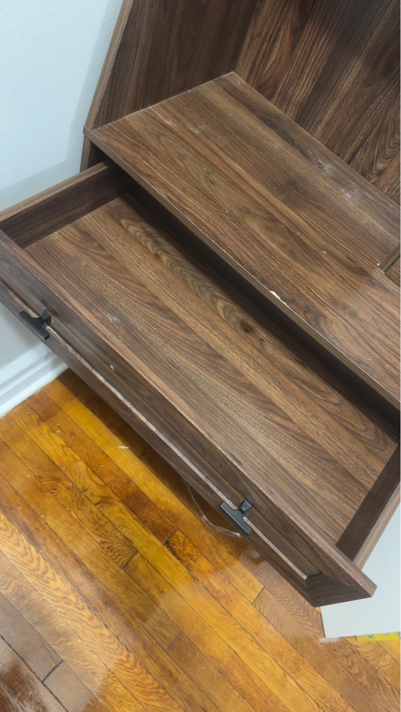 Wooden Storage Cabinet with Drawers and Doors - photo 3