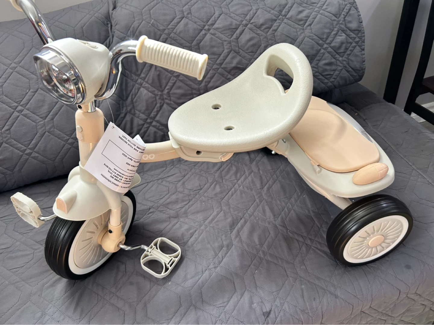 UBRAVOO Baby Tricycle - Pink Foldable Toddler Trike - photo 2