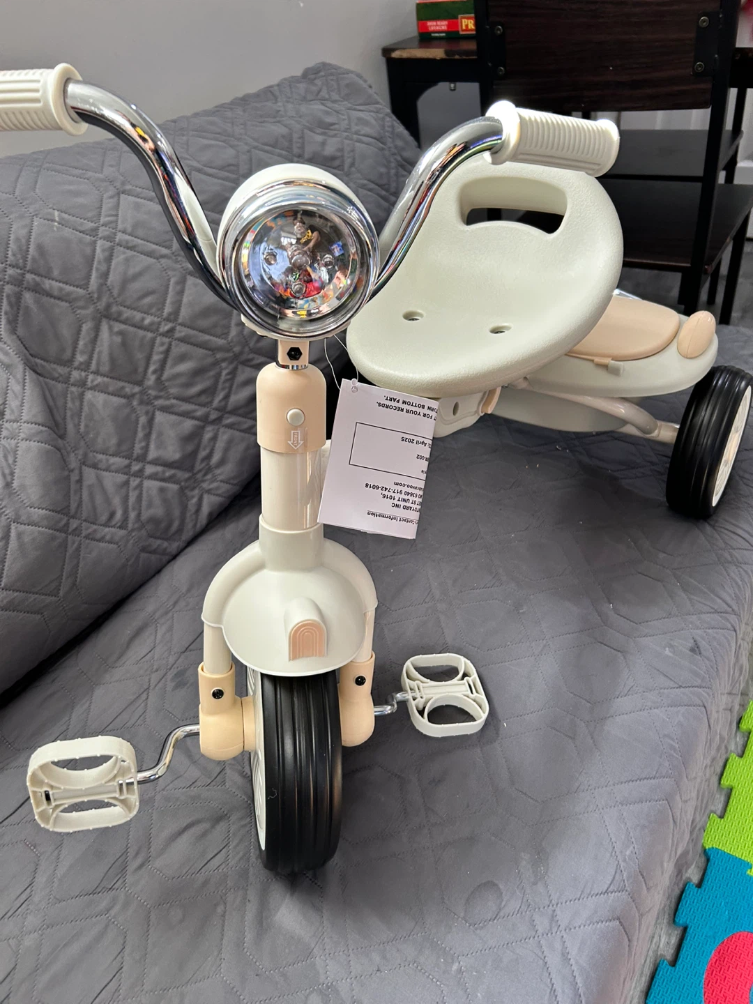 UBRAVOO Baby Tricycle - Pink Foldable Toddler Trike