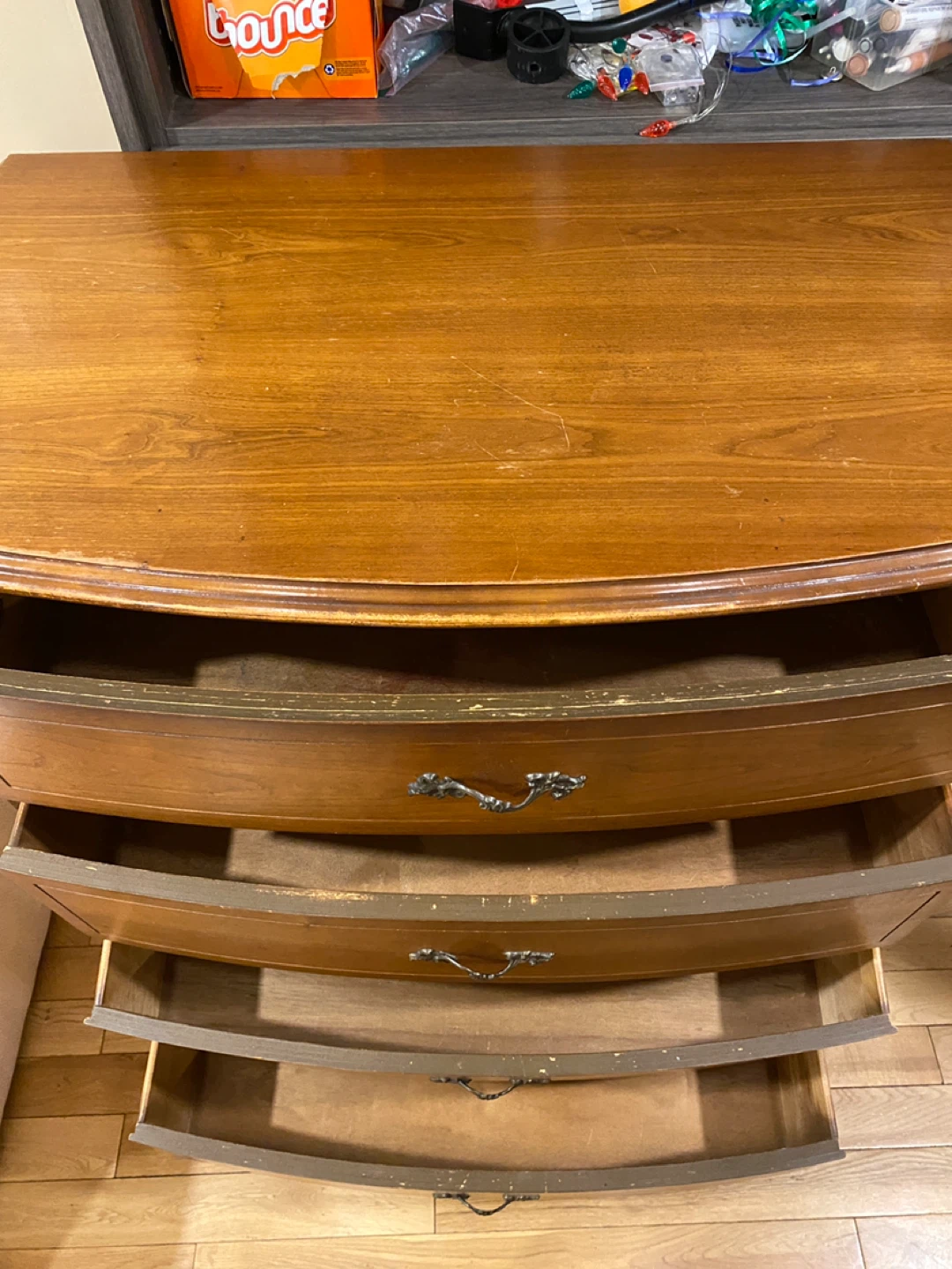 Vintage Wood French Provincial Tall Dresser (CAN DELIVER) - photo 4