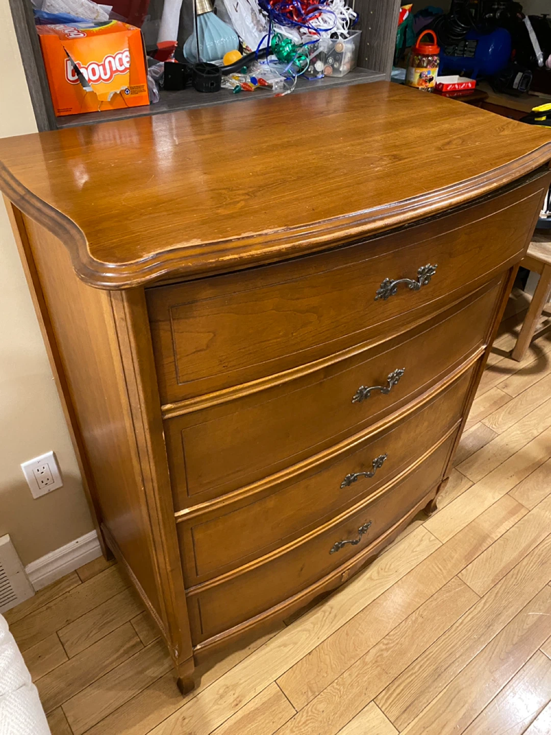 Vintage Wood French Provincial Tall Dresser (CAN DELIVER) - photo 2