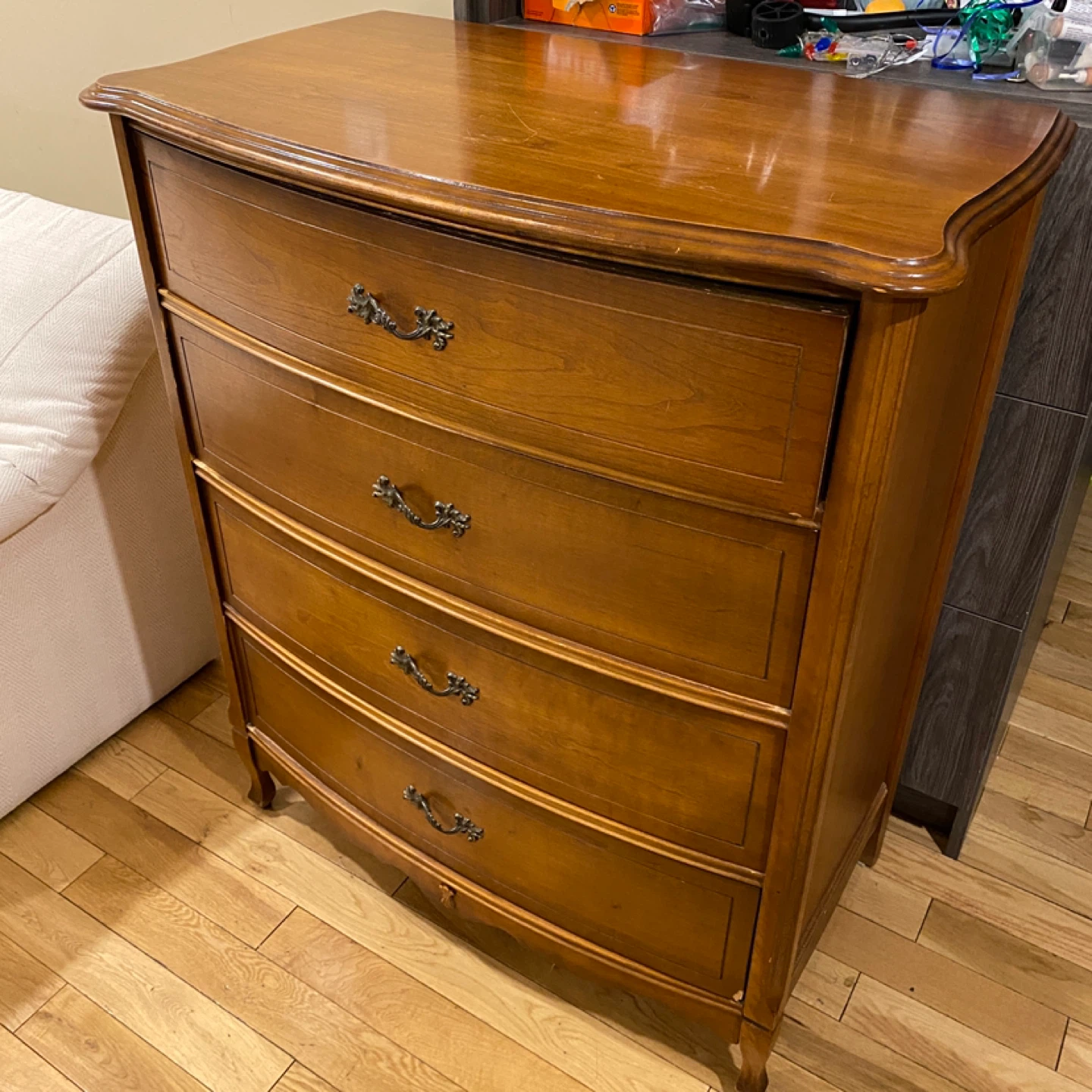 Vintage Wood French Provincial Tall Dresser (CAN DELIVER) - photo 3