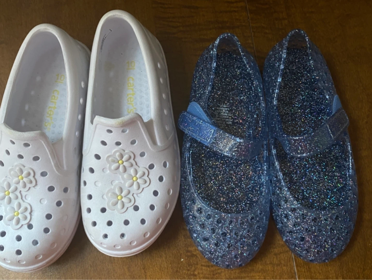 6$ for 2 pair Carter's Girls Shoes - photo 2