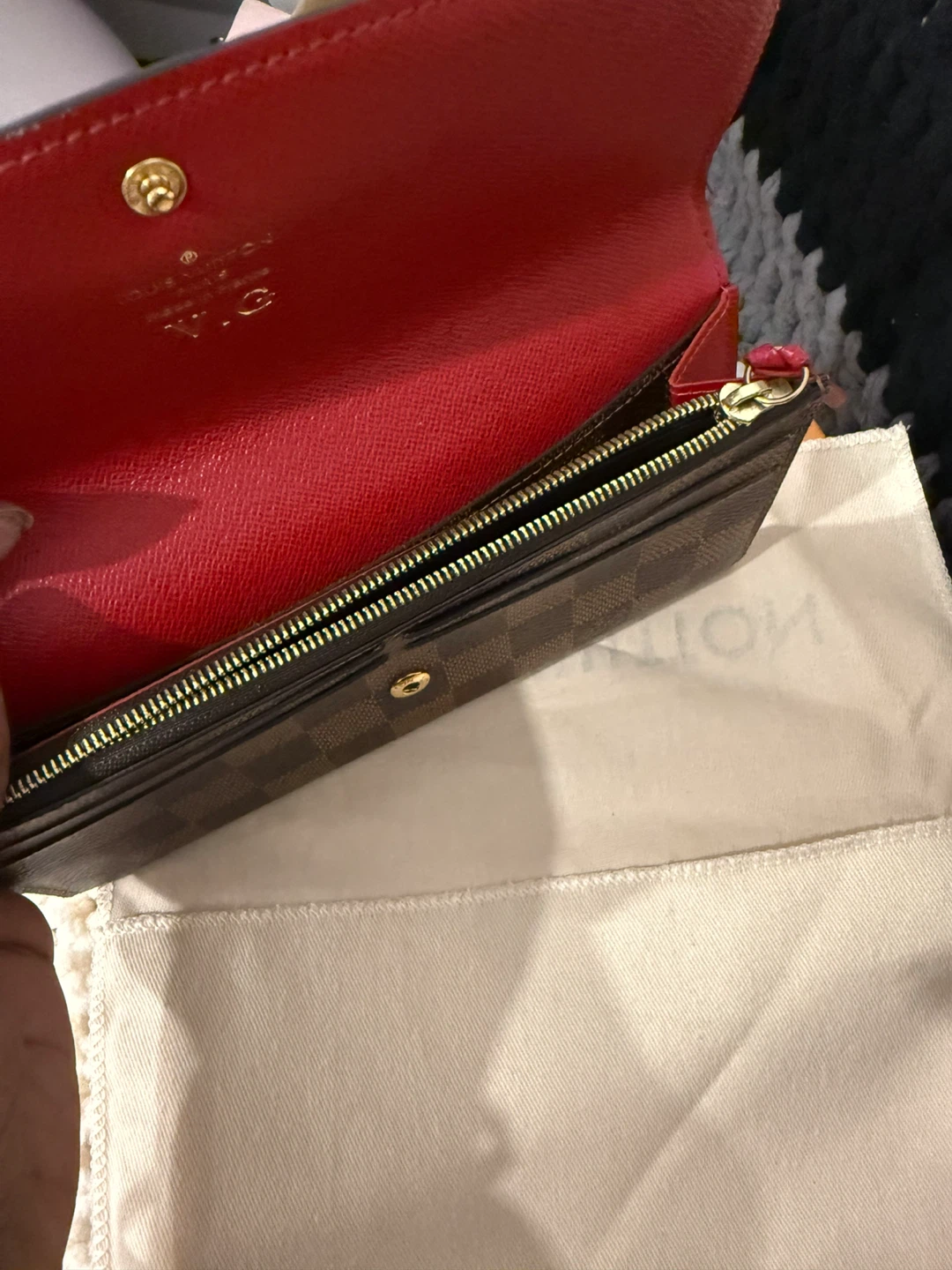 Louis Vuitton Damier Emilie Long Wallet - photo 3