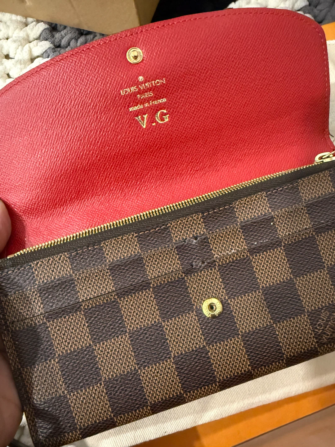 Louis Vuitton Damier Emilie Long Wallet - photo 2